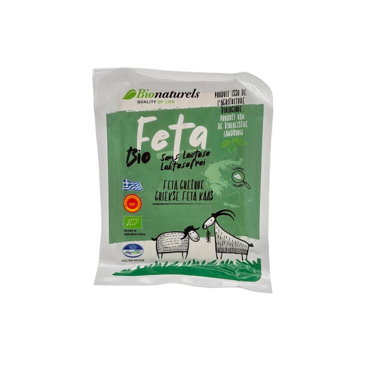 Fromage FETA sans lactose bio - 200g - Bionaturels