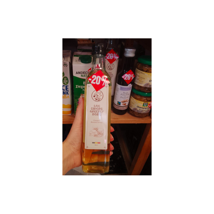 LIQUIDATIONS Sirop - Caramel - 500ml - Grizzli Bob