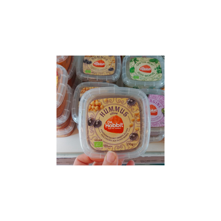 Tartinade HUMMUS olive - 170G - bio - The Hobbit