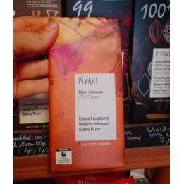 Chocolat noir intense 71% - VIVANI – 80g