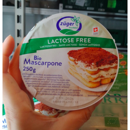 Fromage Mascarpone SANS LACTOSE - 250g - ZUGER