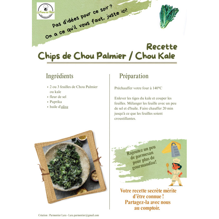 chou palmier bio