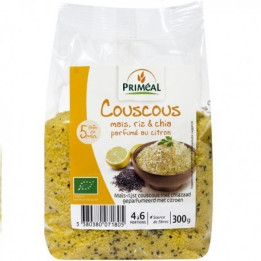 Couscous maïs riz chia parfumé au citron bio – 300g – Priméal
