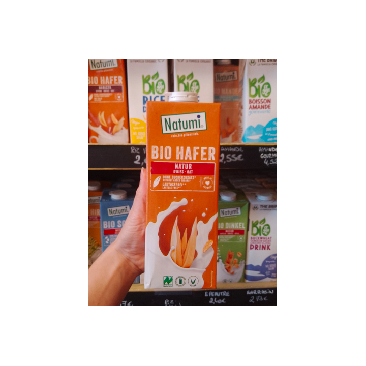 Lait végétal AVOINE NATURE - 1L - Natumi