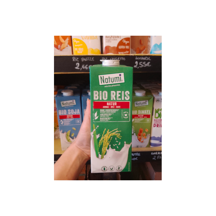 Lait végétal RIZ - 1L - Natumi