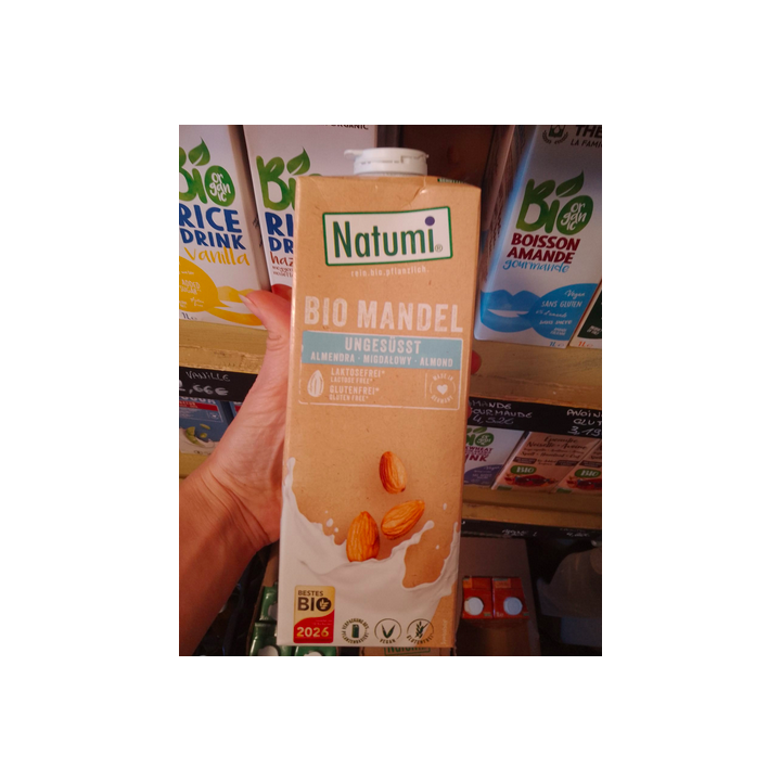 Lait végétal AMANDE nature - 1L - Natumi