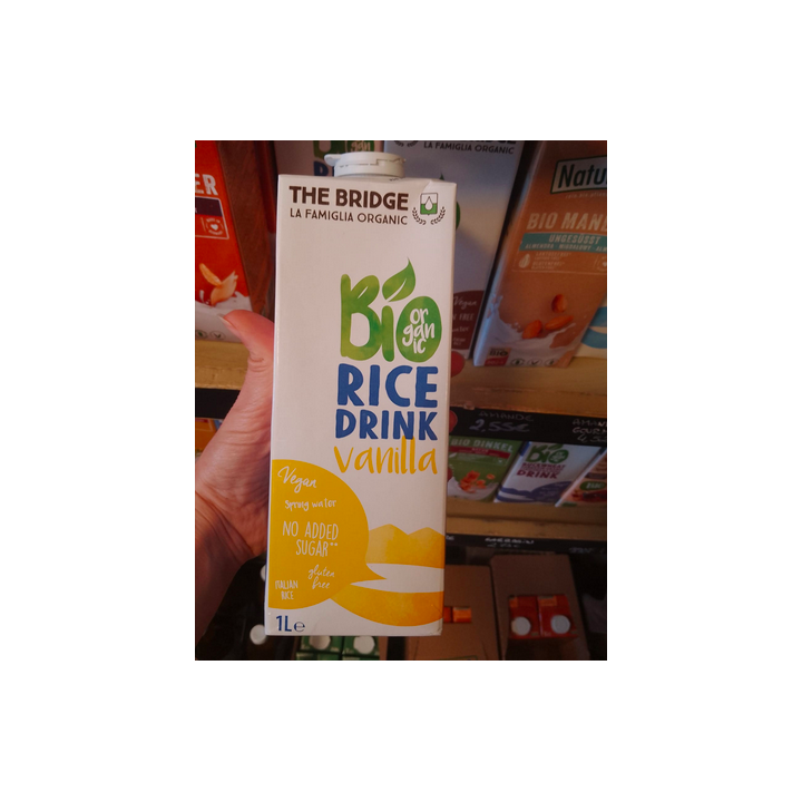 Lait végétal RIZ VANILLE - 1L - The Bridge