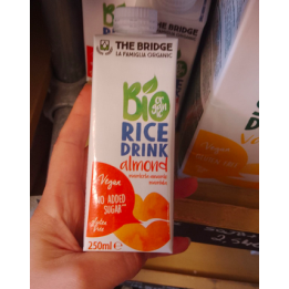 Lait végétal RIZ AMANDES (petit format) - 25cl - The Bridge