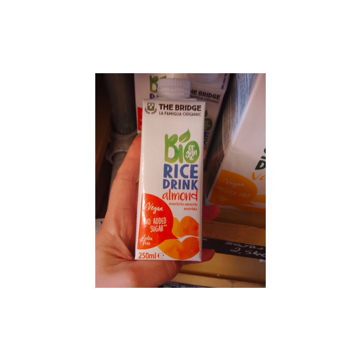 Lait végétal RIZ AMANDES (petit format) - 25cl - The Bridge
