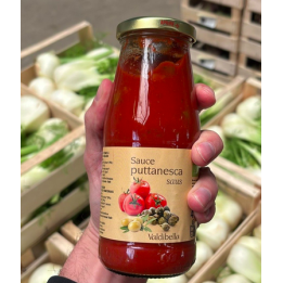 Sauce tomate PUTTANESCA Bio – 410g - Valdibella