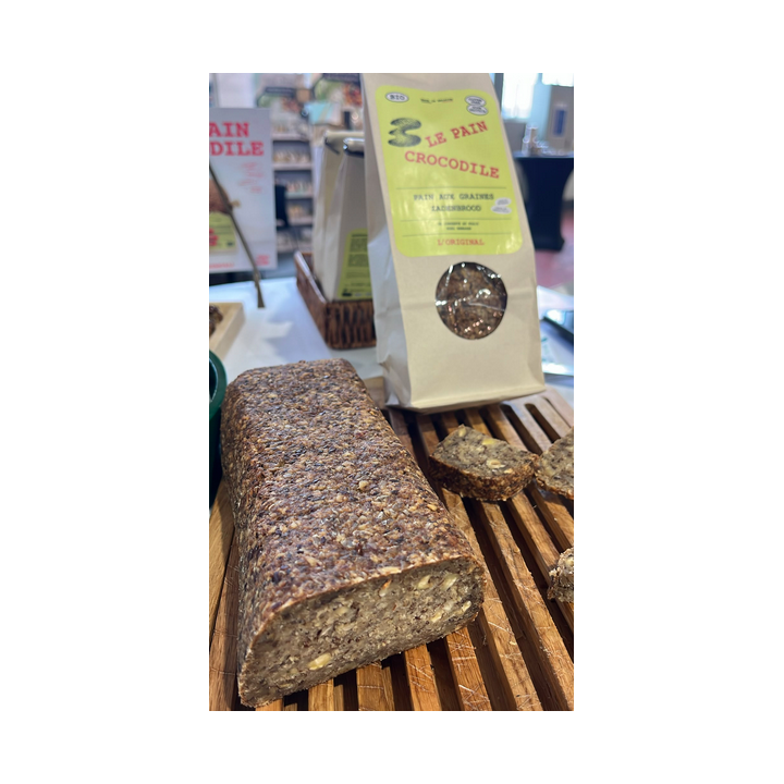 Pain aux graines sans gluten - Crocodile - 500g
