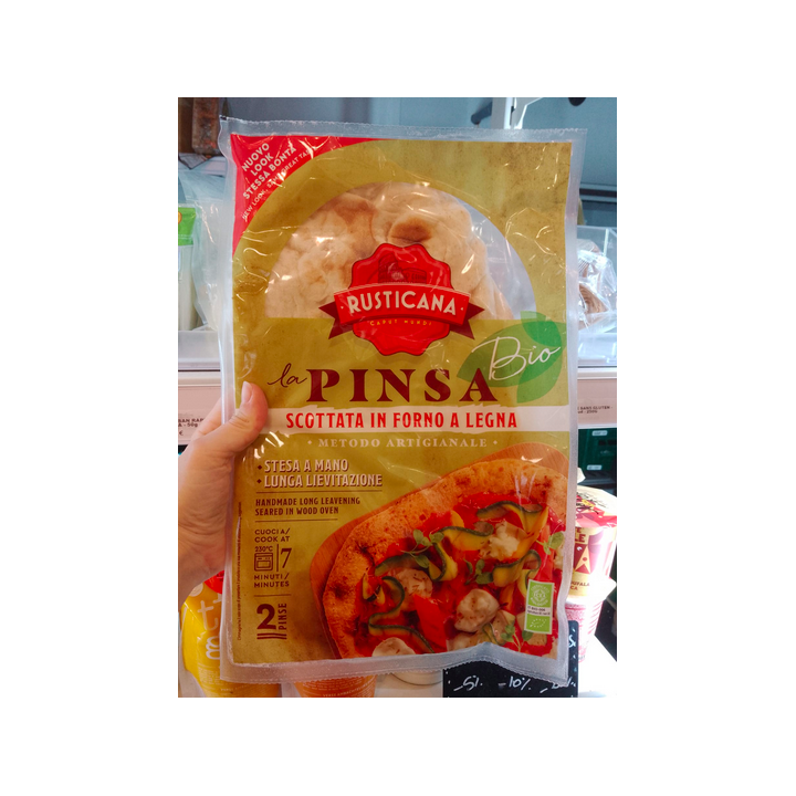 Pâte PINSA 2x - 270g - bio - Rusticana