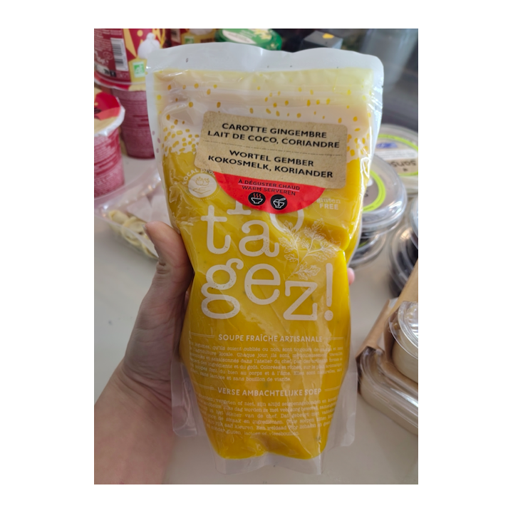 Soupe - carotte gingembre coco - 950ml - Potagez
