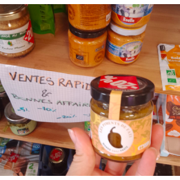 LIQUIDATIONS Pâte de piment jaune à la mangue BIO - 80g - Fati
