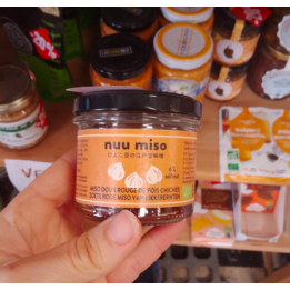 LIQUIDATIONS Miso doux rouge de POIS CHICHES - bio - 130g - Nuu Miso
