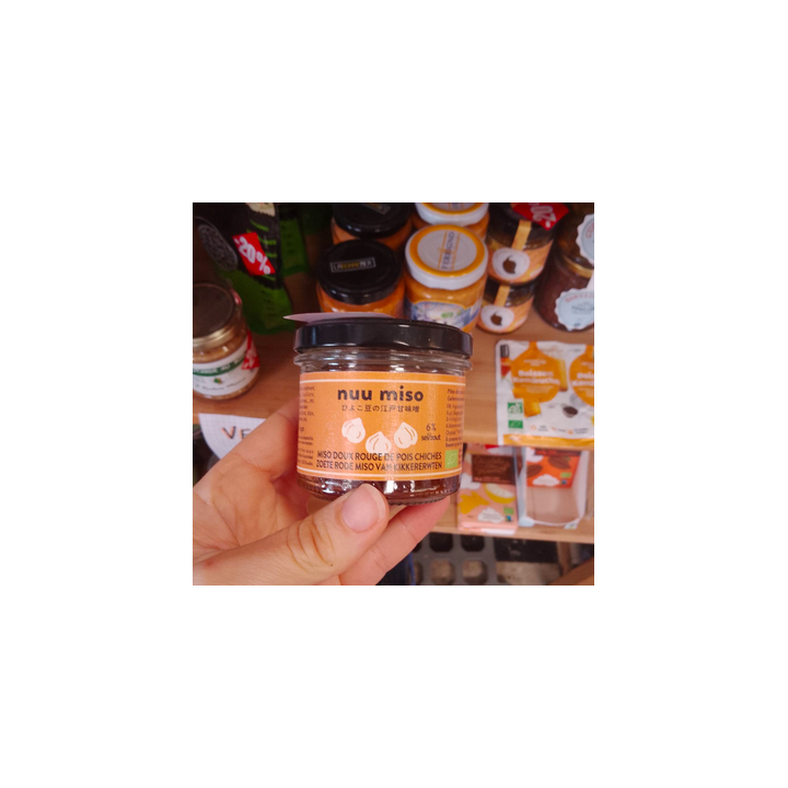 LIQUIDATIONS Miso doux rouge de POIS CHICHES - bio - 130g - Nuu Miso