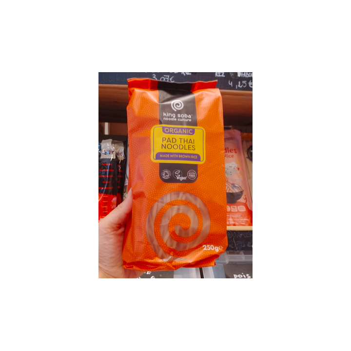 Nouilles pad thai riz brun - 250g - King soba