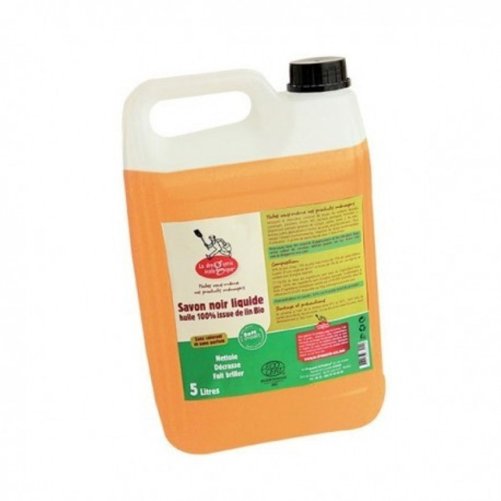Savon noir lin BIO – 5L – La Droguerie Ecologique