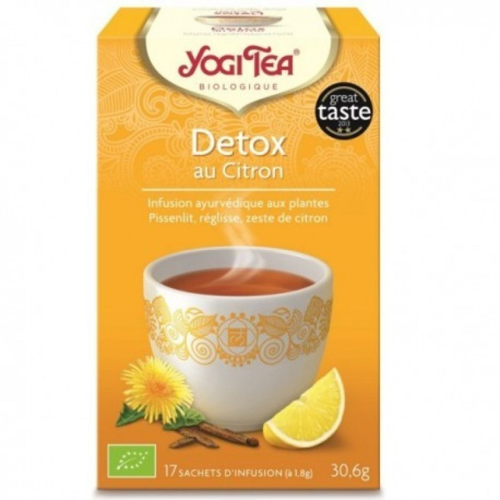 Infusion Yogi Tea - Detox citron – 17sachets