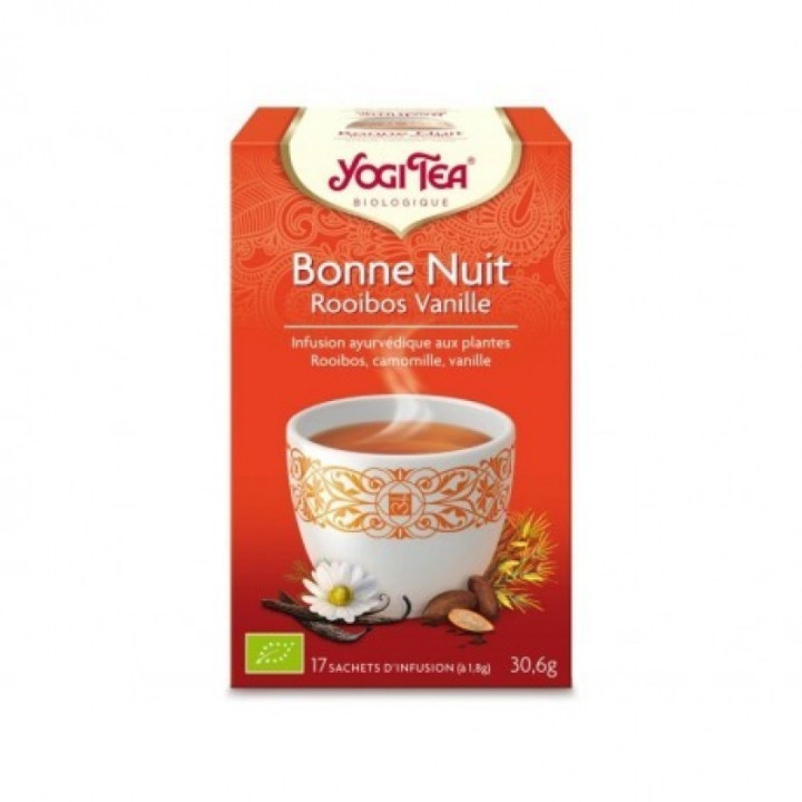 Infusion Yogi Tea - Bonne nuit rooibos vanille  – 17sachets