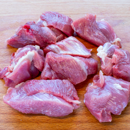 Carbonade/ragout de dinde - par  500g - stoofvlees