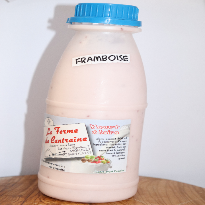 Yaourt à boire Framboise – 1litre