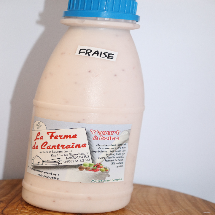 Yaourt à boire Fraise – 1litre