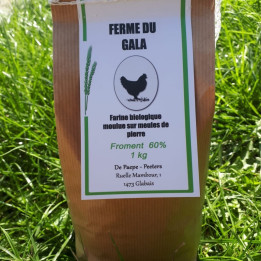 Farine de froment 60% (blanche) - 2,5kg - Bio