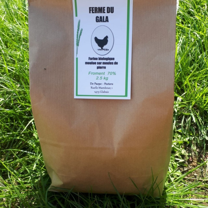Farine de froment 70% - 2,5kg - Bio