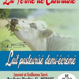 Lait pasteurisé demi-écrémé - 1L