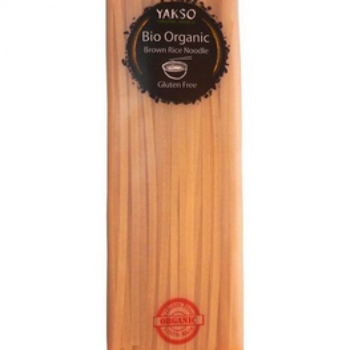 Nouilles de riz brun SANS gluten - bio - 220g - Yakso