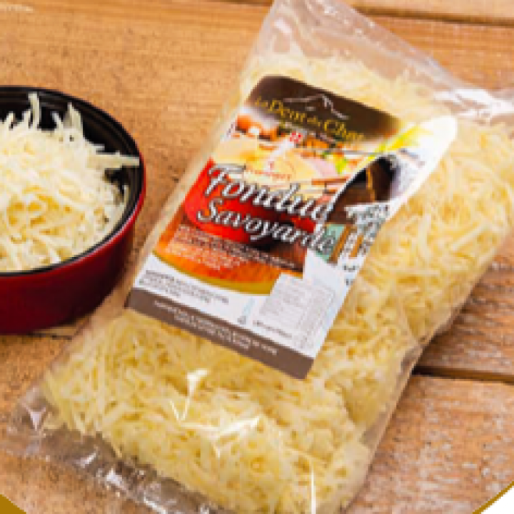 Râpé 3 fromages spécial fondue - 400g - sous-vide