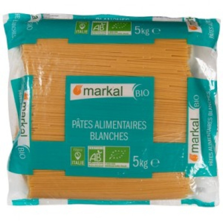 Pâtes Spaghettis blancs – 5kg - bio