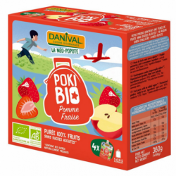 Poki purée POMME-FRAISE bio...