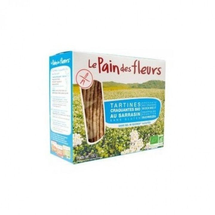 Cracottes au SARRASIN, sans sel ni sucre bio – !300g! - Pain des fleurs