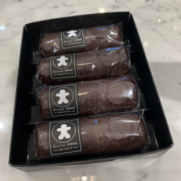 Rouleau Massepain enrobé chocolat noir