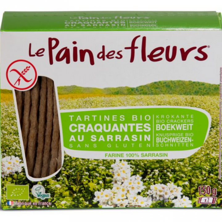 Cracottes SARRASIN +  SEL - 150g - Pain des fleurs