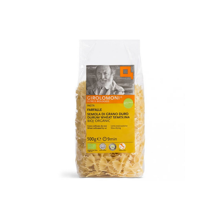 Pâtes Farfalle blé dur blanc bio – 500g - GIROLOMONI