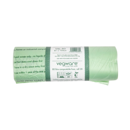 Sac poubelle vert 60L - 10 pièces - BXL Propreté