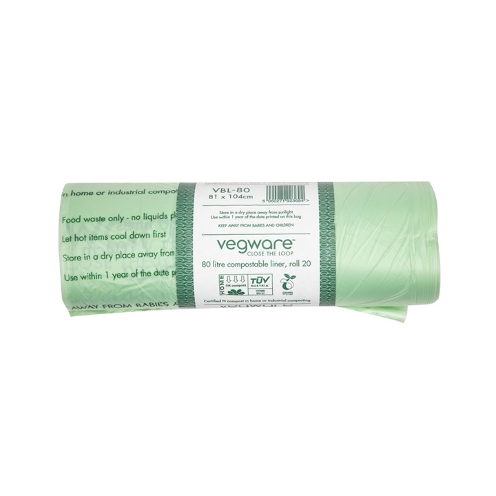 Sac poubelle vert 60L - 10 pièces - BXL Propreté