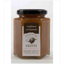 Confiture de rhubarbe-abricots  – 320g