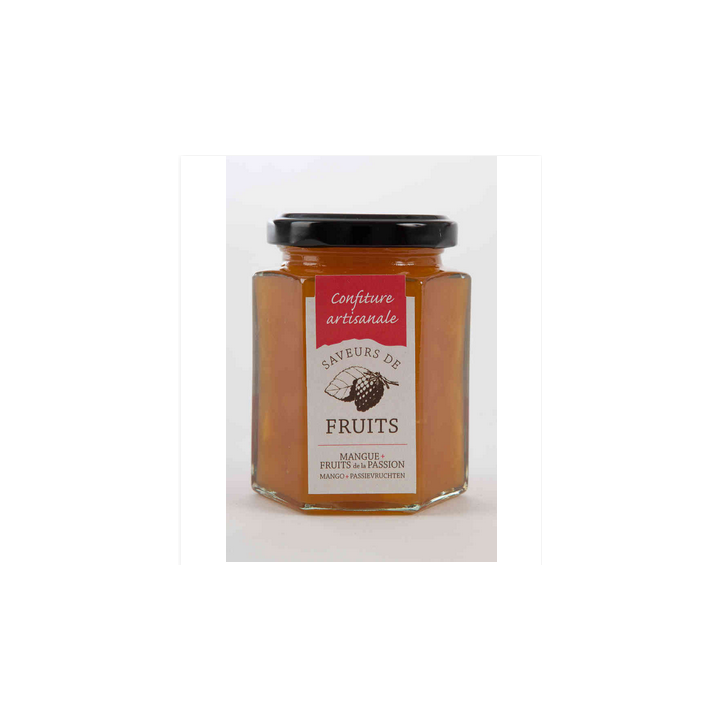 Confitures mangue fruits de la passion – 220g