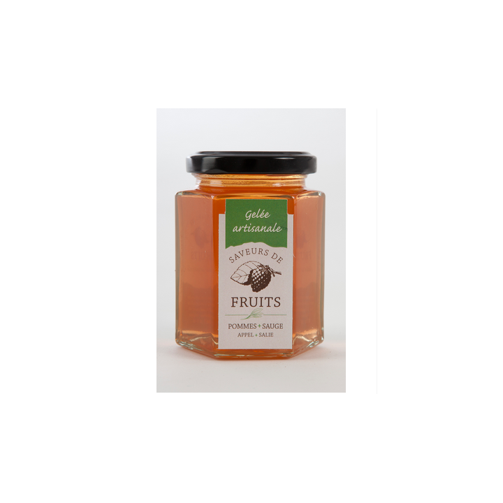 Gelée de pommes à la sauge – 220g
