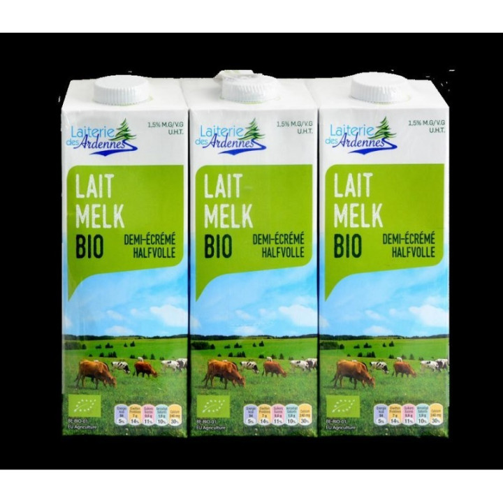Lait 6x demi écrémé - Laiterie des Ardennes