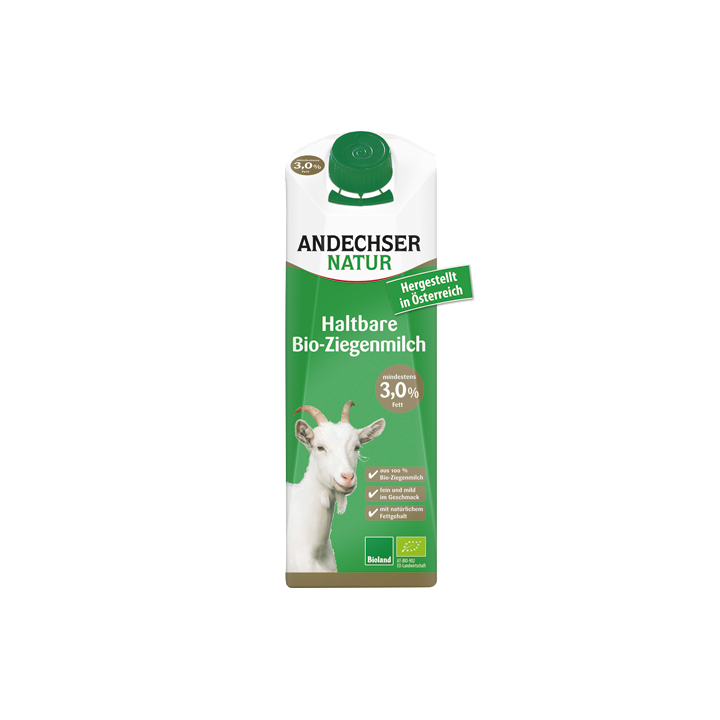 Lait de chèvre 3% - 1l - BIO - Anderchser
