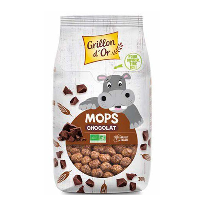 Céréales Mops chocolat - 300g - BIO - Grillon d'or