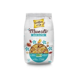 Muesli sans gluten - 500g - BIO - Grillon d'or