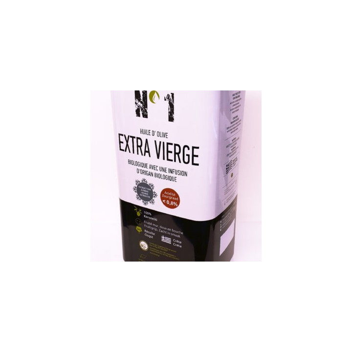 Huile d'olive N°1 Bionaturels - 5L - bio - Grèce