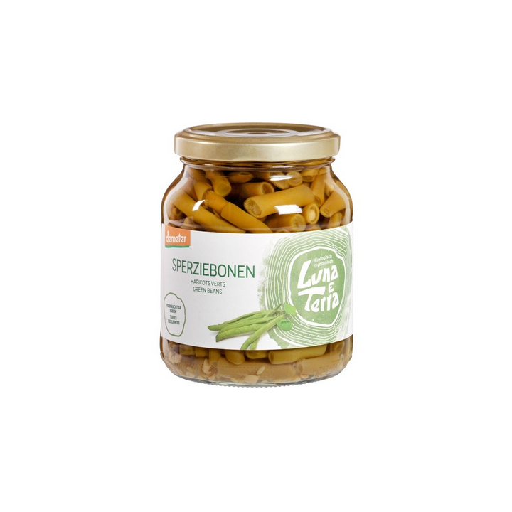 Haricots verts coupés bio – 340g – Luna & Terra