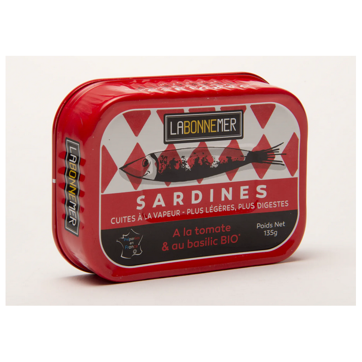 Sardines à la tomate et au basilic - 135g